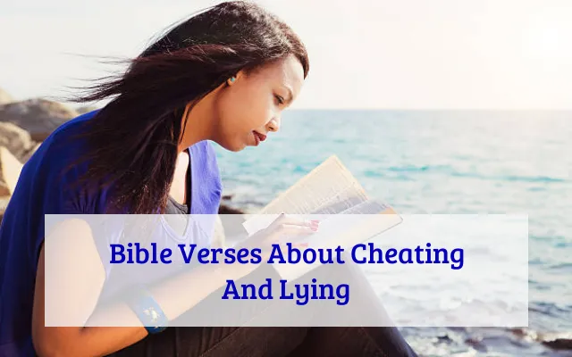 Bible Verses About Cheating And Lying