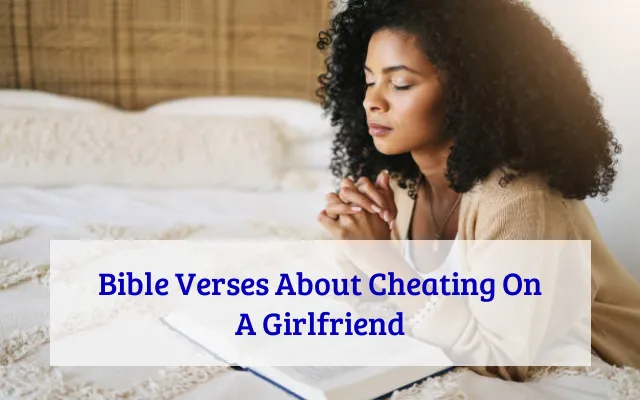 Bible Verses About Cheating On A Girlfriend