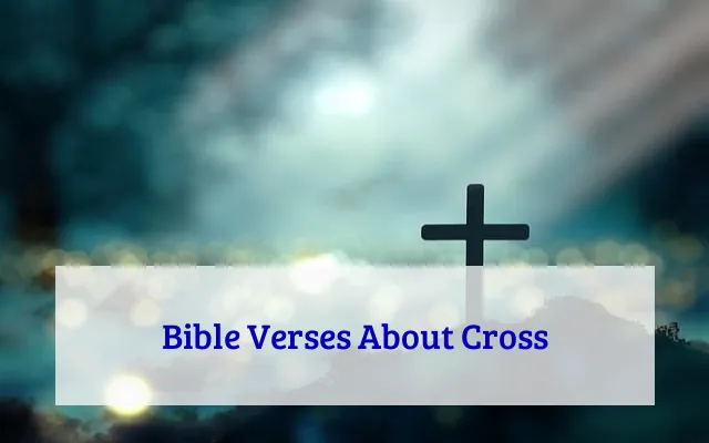 Bible Verses About Cross