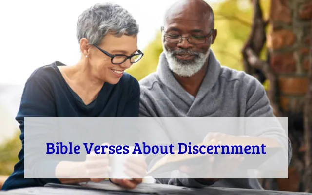 Bible Verses About Discernment