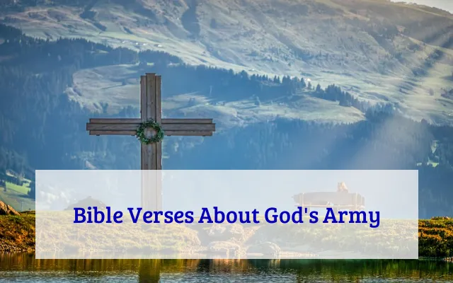 Bible Verses About God's Army