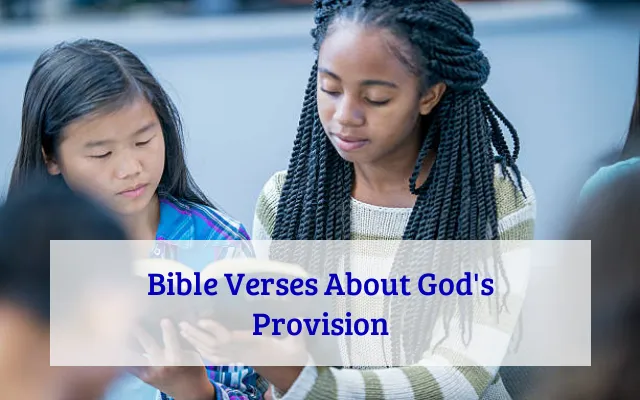 Bible Verses About God's Provision