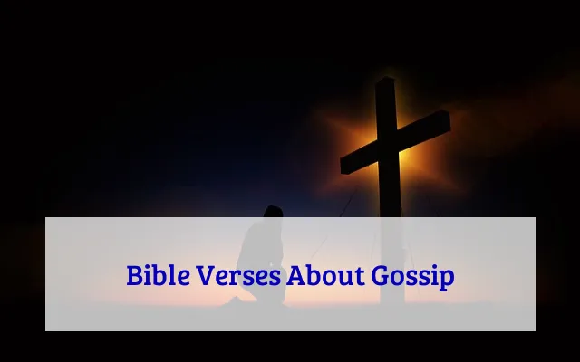 Bible Verses About Gossip