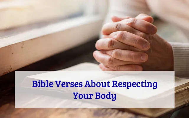 Bible Verses About Respecting Your Body