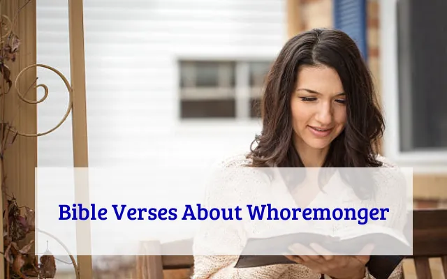 Bible Verses About Whoremonger