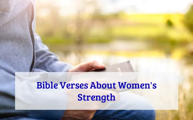 Bible Verses About Women's Strength